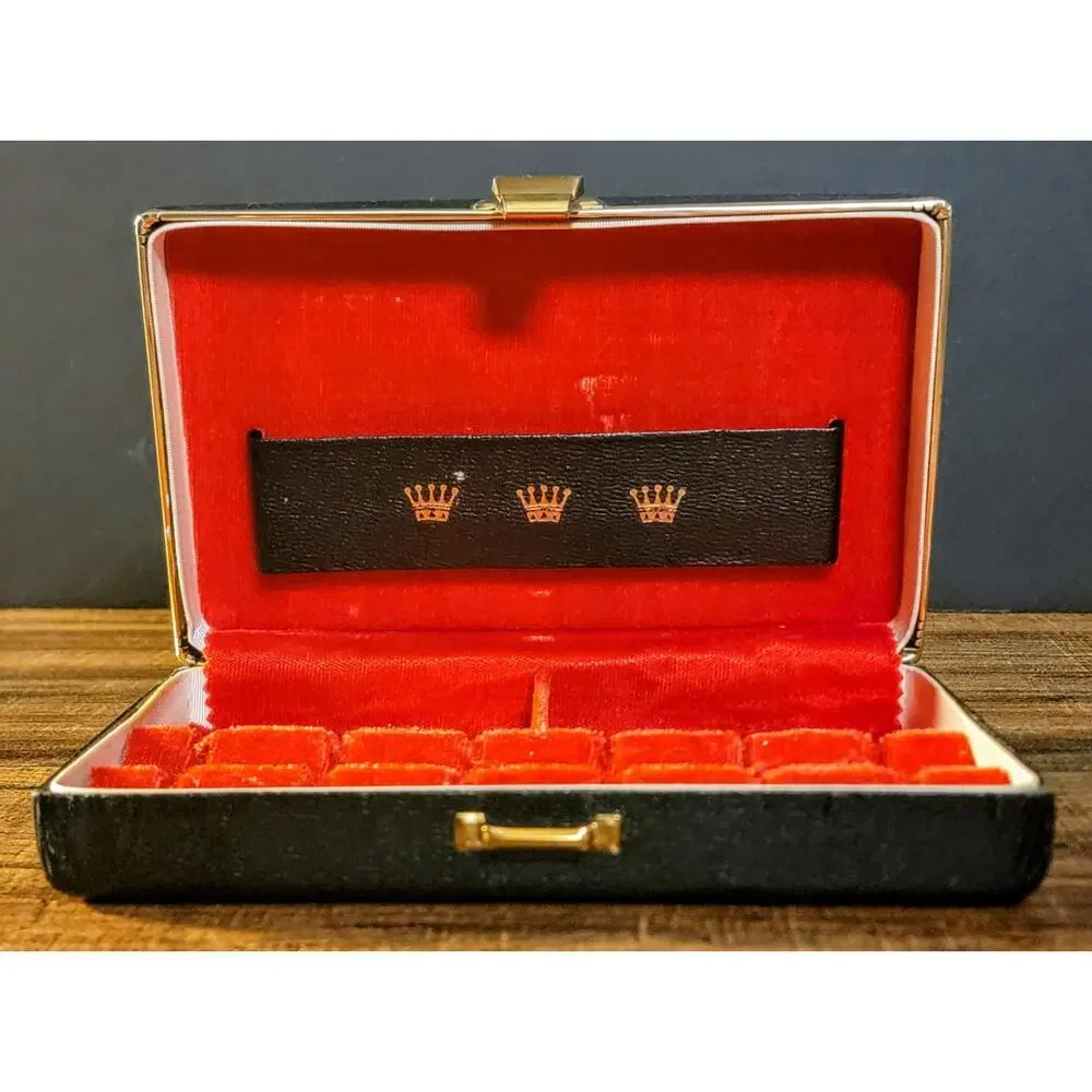 Rolex Vintage Box Brown with Gold Crown Logo for Watch - Picture 2 of 10